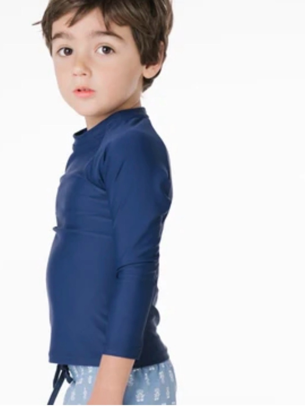 Minnow Unisex Navy Rashguard, 5/6T